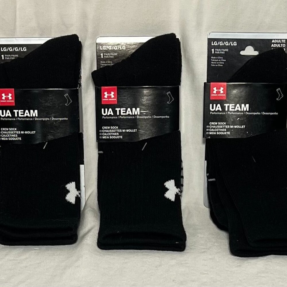 UA Team Performance Crew Socks